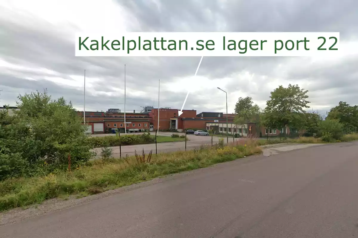 Kakelplattan.se lager – port 22 i Kil (infart från Industrivägen)