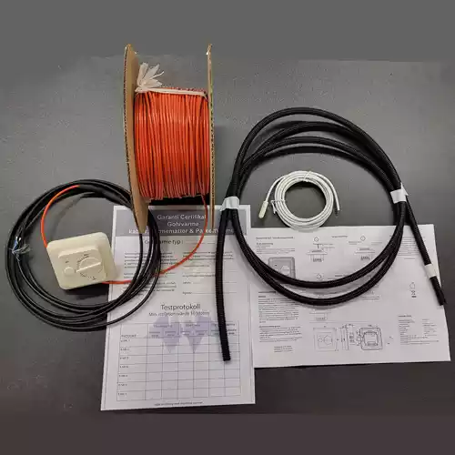 Golvyta 7 - 8 m². 750 watt. 75 meter. 20 års garanti. HandyHeat, en del av Nibe AB.