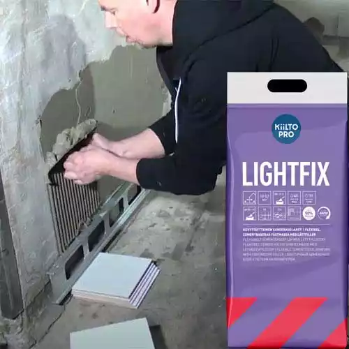 Kiilto Lightfix. Lättfix för golv och vägg.