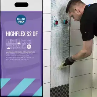Kiilto HighFlex S2 DF. Fix till allt.  Vit