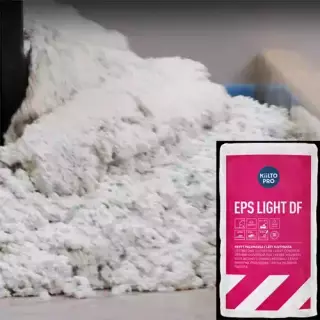 Kiilto EPS Light DF. 17 kg & 45 liter. 15 säck per 1 pall. Miniorder är 1 pall (15 säck).