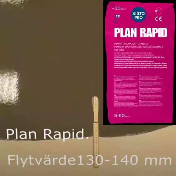 Kiilto Plan Rapid. Flytspackel fiber. 
